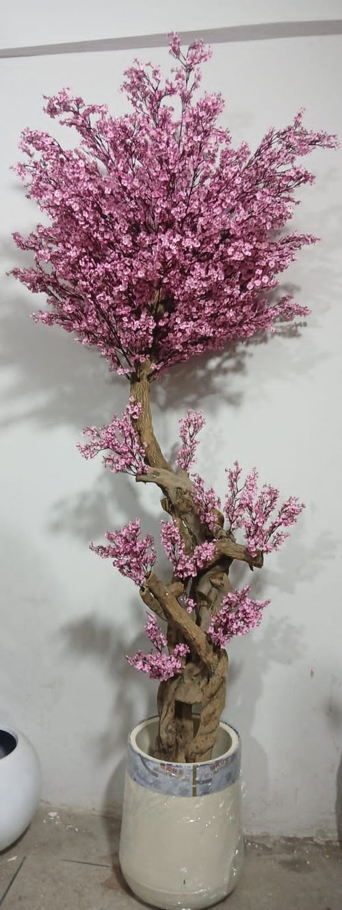Artificial Cherry Blossom Bonsai Tree - Pink