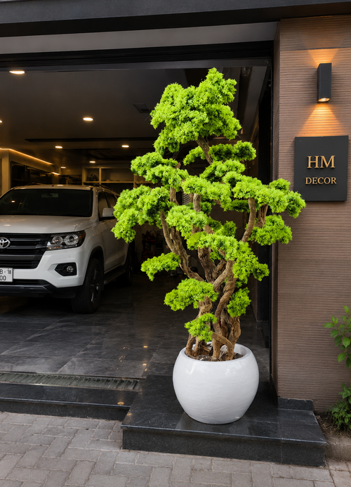 84 Inch Artificial Bonsai Plant by HM Decor