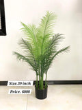 Artificial Areca Palm Tree 39 inch in black pot – HM Decor