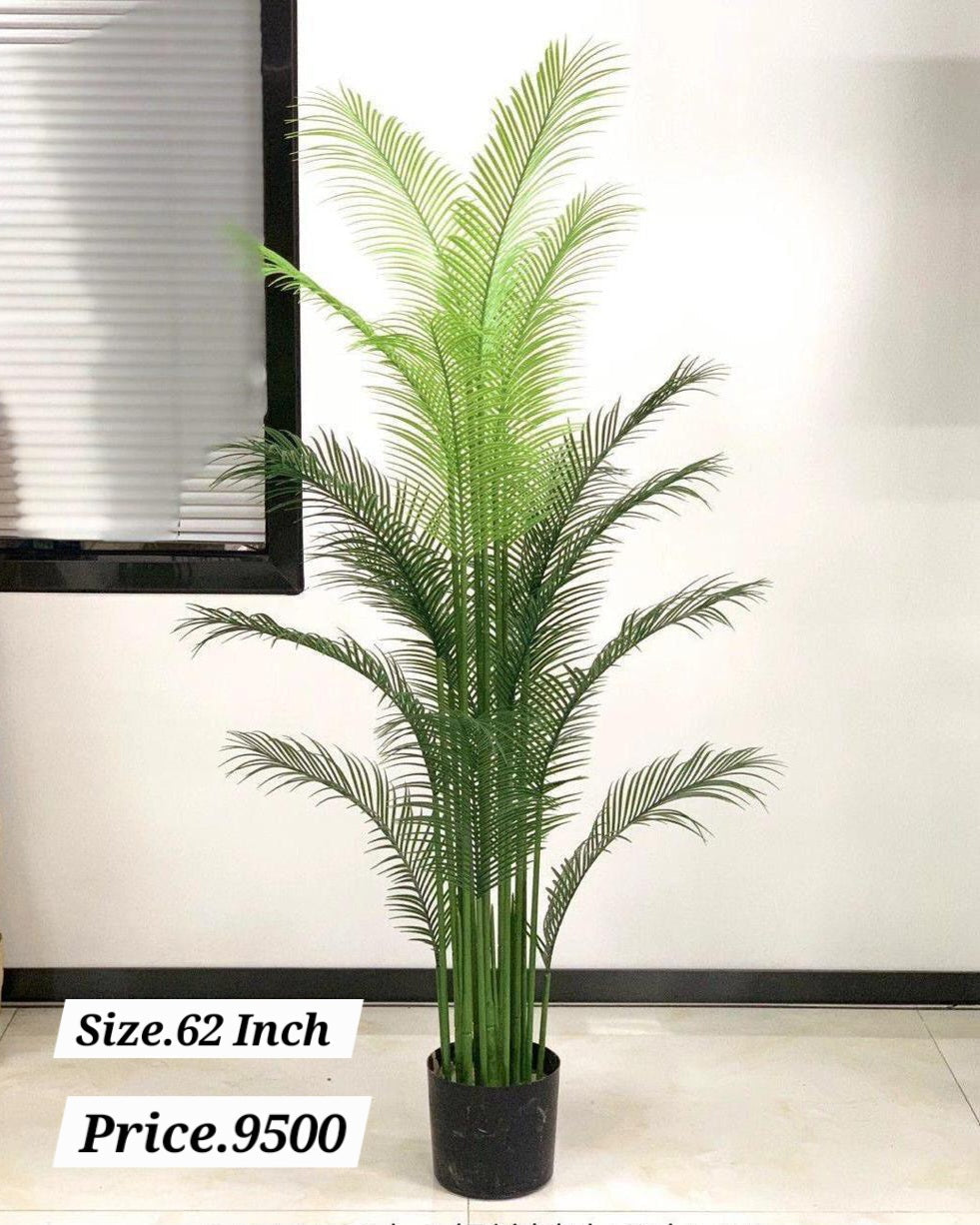 Artificial Areca Palm Tree 62 inch in black pot – HM Decor