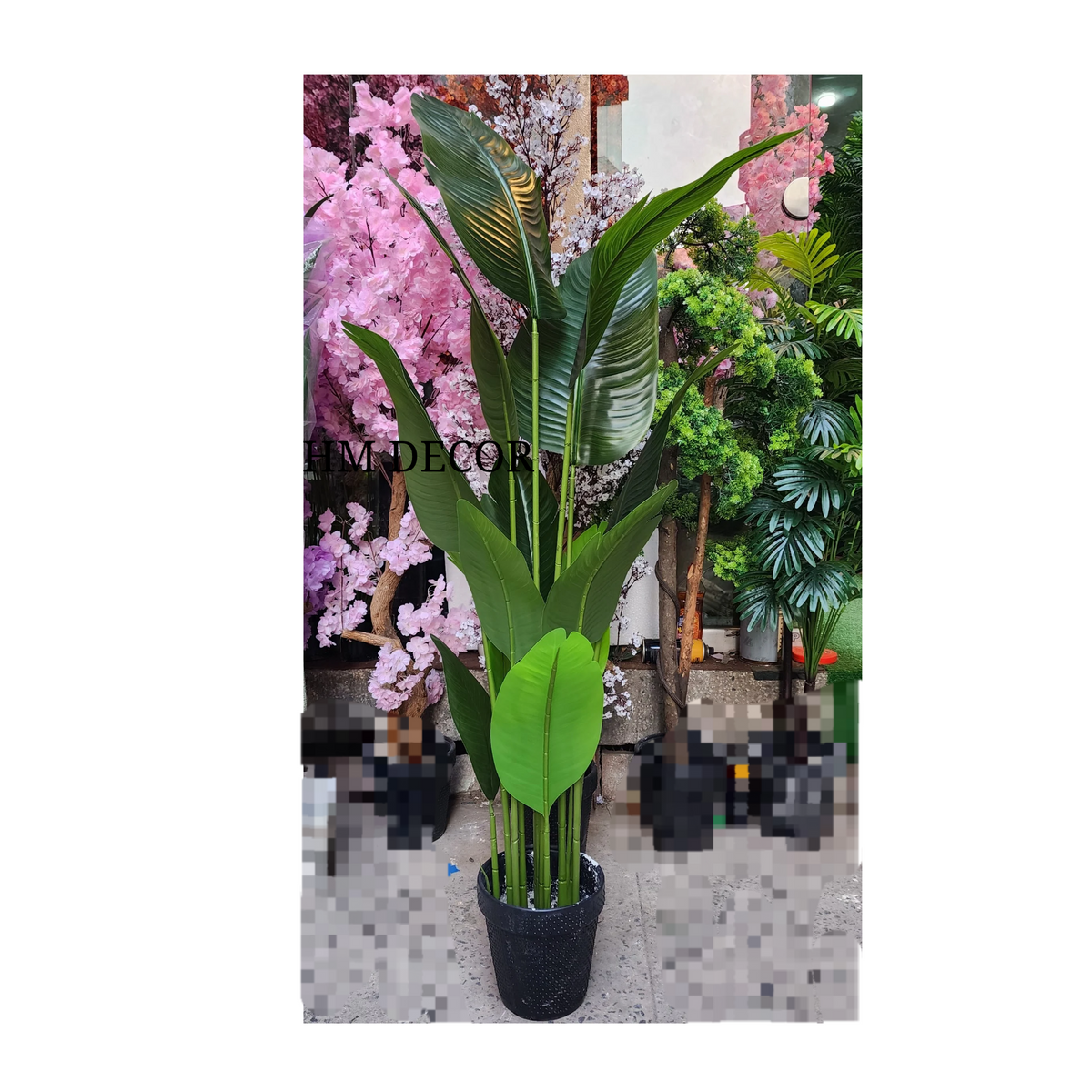 Artificial Bird of Paradise Plant 68 inch – plain background product shot