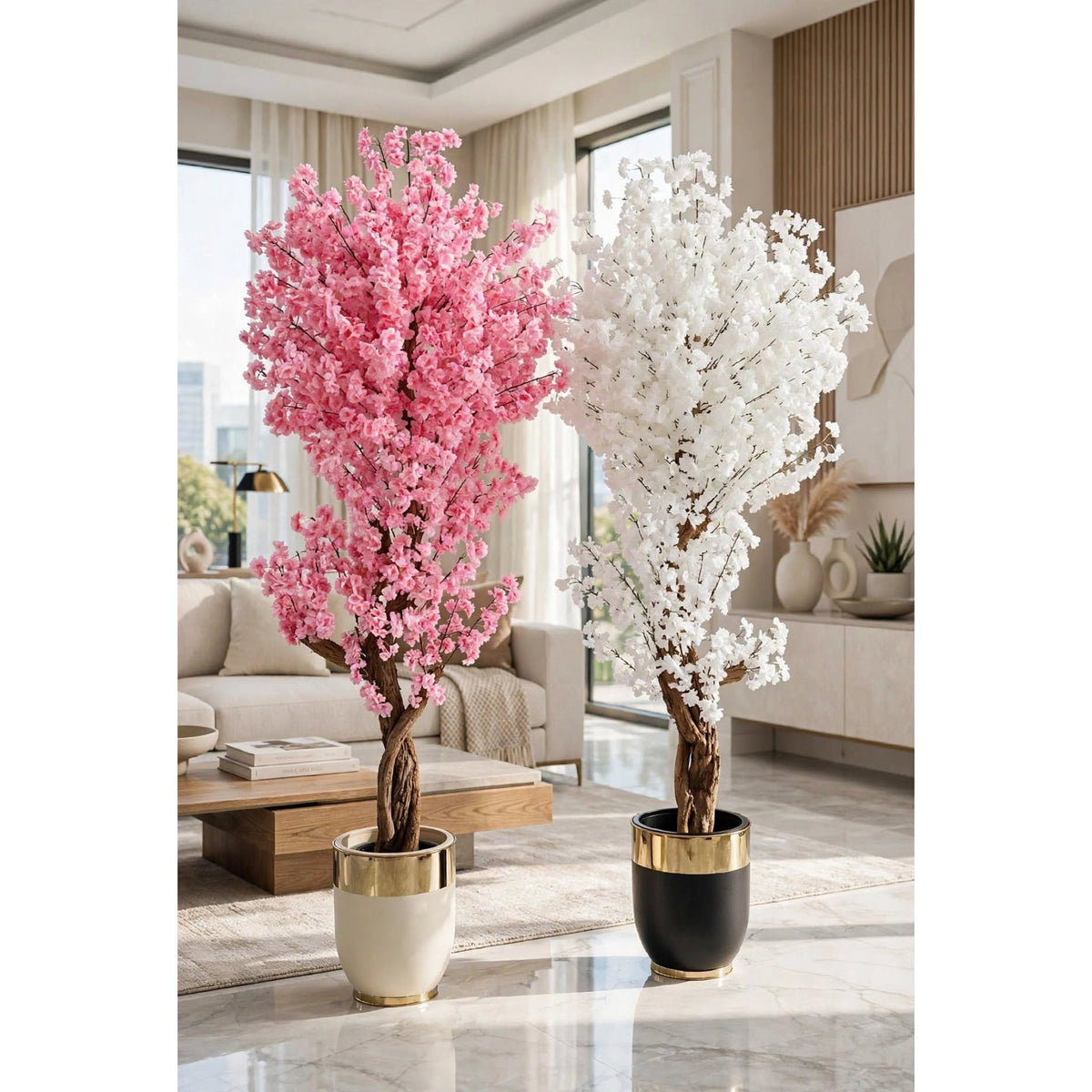 Luxury Artificial Cherry Blossom Tree | Premium Home Decor