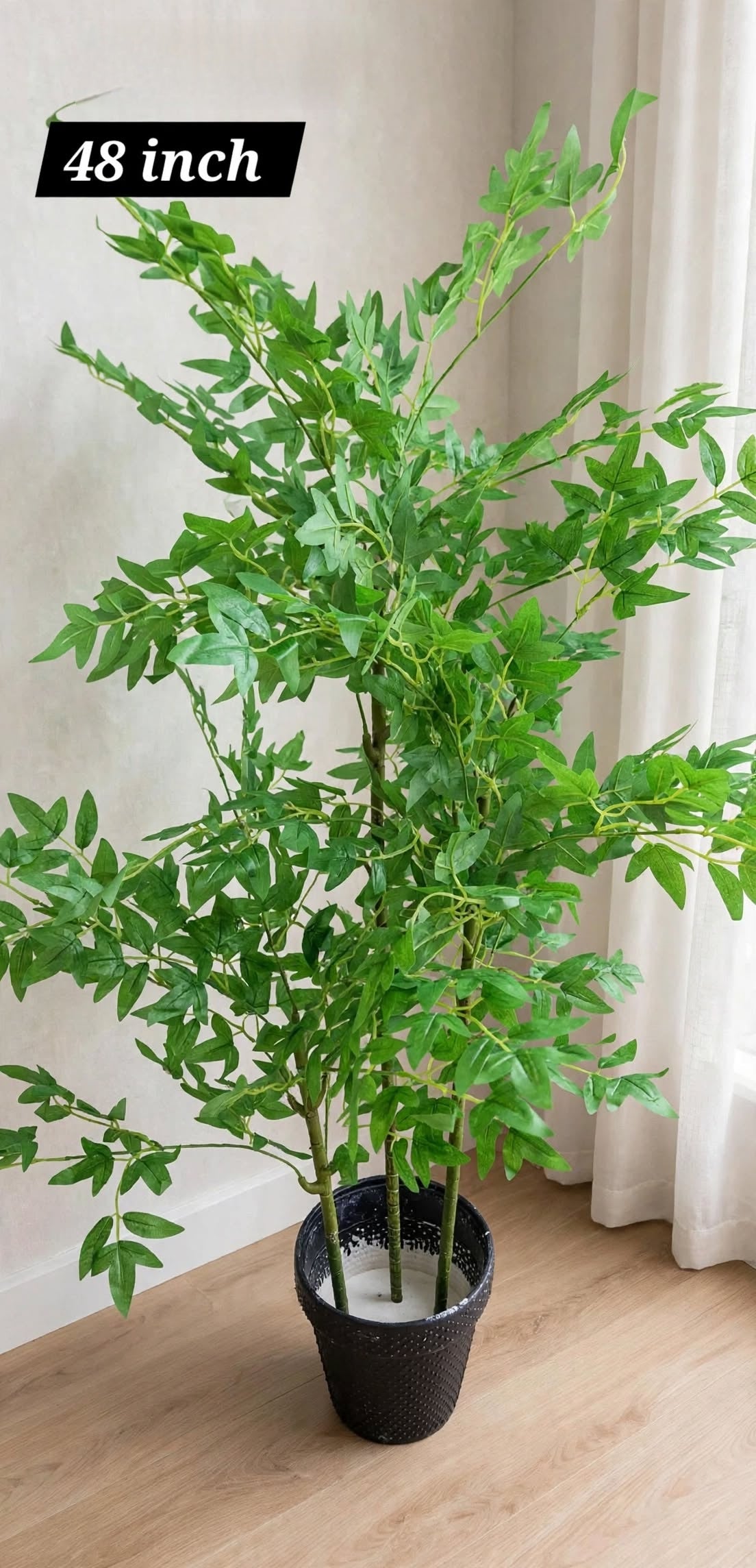 Artificial Leafy Plant – 48 Inch