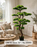 Artificial Bonsai Tree 50 inch HM.18 in a modern living room